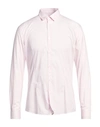 Daniele Alessandrini Homme Man Shirt Light Pink Size 16 Cotton
