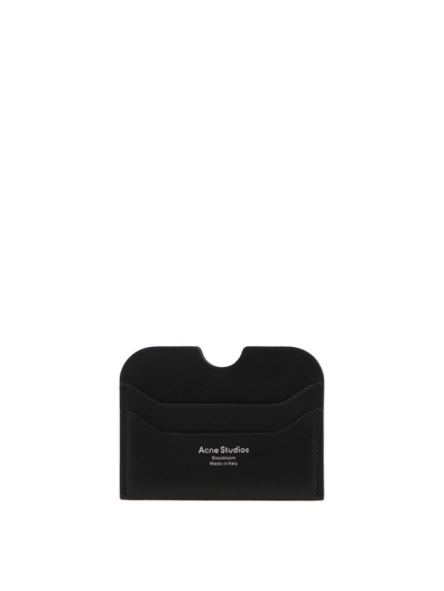 Acne Studios "" Card Holder In Black