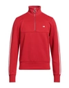 Ami Alexandre Mattiussi Man Sweatshirt Red Size L Polyamide, Cotton, Elastane