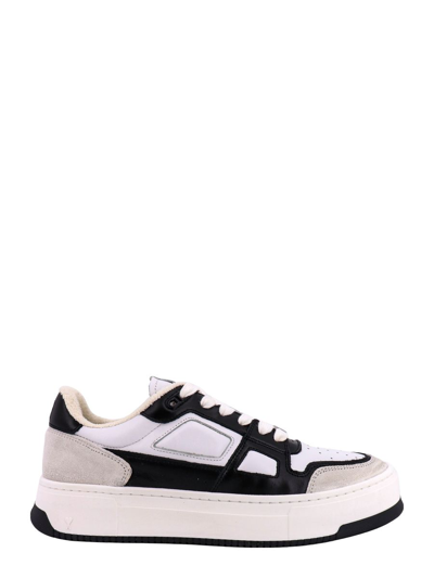 Ami Alexandre Mattiussi Ami Paris  Low Top Trainers New Arcade Shoes In White Bottle Green