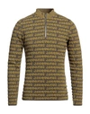 Jacquemus Man Sweater Khaki Size L Polyamide, Cotton, Elastane In Beige