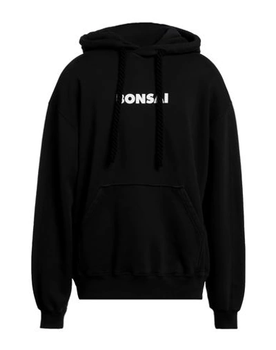 BONSAI BONSAI MAN SWEATSHIRT BLACK SIZE XS COTTON