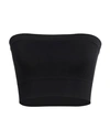 Rick Owens Lilies Woman Top Black Size 4 Viscose, Polyamide, Elastane