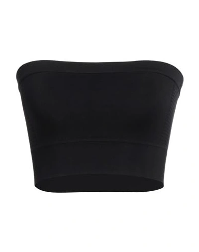 Rick Owens Woman Top Black Size L Polyamide, Elastane