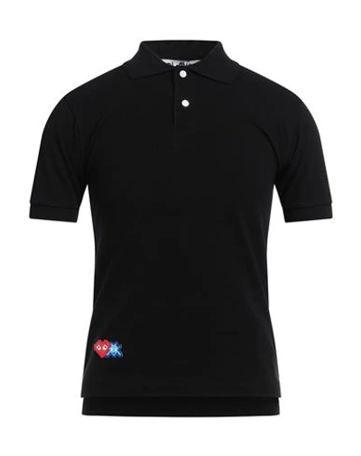 Comme Des Garçons Play Man Polo Shirt Black Size S Cotton