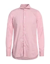 Lardini Pink Cotton Shirt In Pink