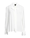 Pinko Woman Shirt White Size 6 Viscose