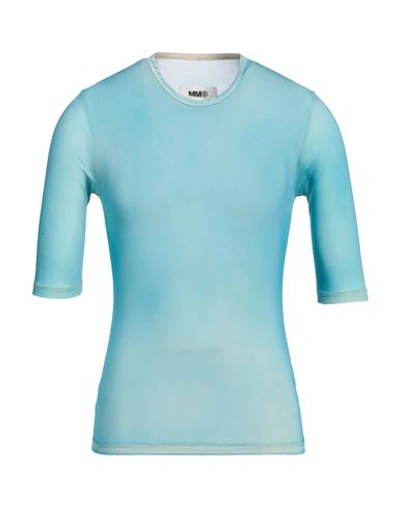 Mm6 Maison Margiela Round-necked T-shirt In Multicolor