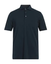 Barba Napoli Man Polo Shirt Navy Blue Size 42 Cotton, Elastane