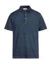 Bellwood Man Polo Shirt Midnight Blue Size 40 Cotton