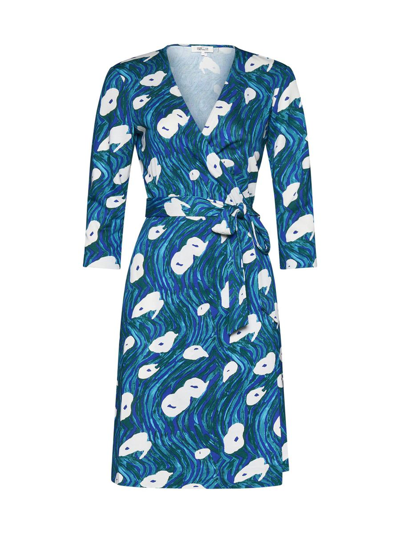 Diane Von Furstenberg Dresses In Ocean Tide Quetzal Green