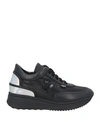 Agile By Rucoline Woman Sneakers Black Size 6 Textile Fibers In Black