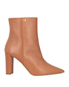 Tory Burch Woman Ankle Boots Beige Size 7.5 Soft Leather