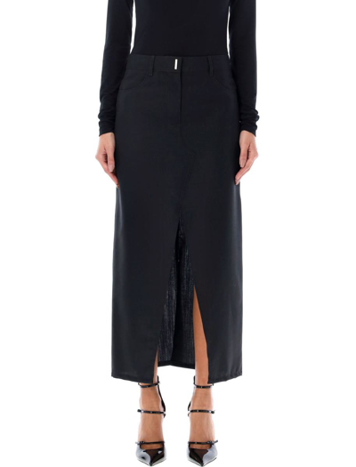 Givenchy Long Skirt In Black