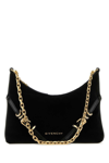 Givenchy Voyou Chain Leather Shoulder Bag In Black