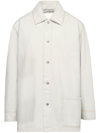 Maison Margiela Light Blue Denim Jacket In White