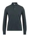 Filippo De Laurentiis Man Polo Shirt Steel Grey Size 38 Cotton
