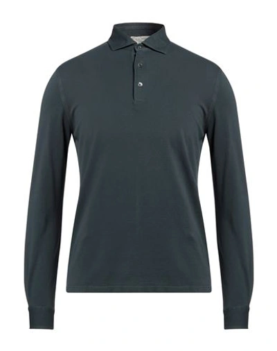 Filippo De Laurentiis Man Polo Shirt Steel Grey Size 38 Cotton In Grey