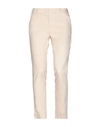 Rossopuro Woman Pants Sand Size 2 Cotton, Elastane In Beige