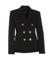 Pinko Double-breasted Blazer In Black