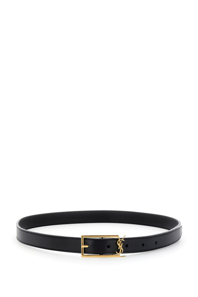 Saint Laurent Belts In Black