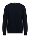 Drumohr Man Sweater Blue Size 46 Cotton