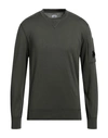C.p. Company C. P. Company Man Sweater Dark Green Size 42 Cotton