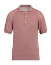 Laneus Man Sweater Pastel Pink Size 38 Cotton