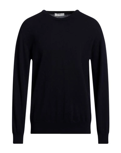 Alpha Studio Man Sweater Midnight Blue Size 46 Cashmere In Blue