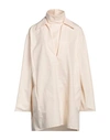 Jil Sander Woman Mini Dress Ivory Size 0 Cotton In White