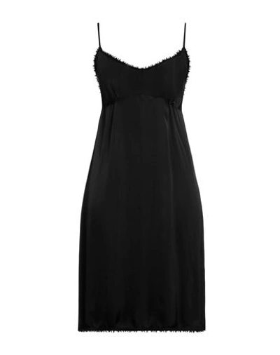 Brand Unique Woman Mini Dress Black Size 3 Viscose