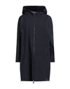 Herno Woman Overcoat Midnight Blue Size 6 Polyester