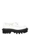 Dries Van Noten Man Lace-up Shoes White Size 9 Soft Leather