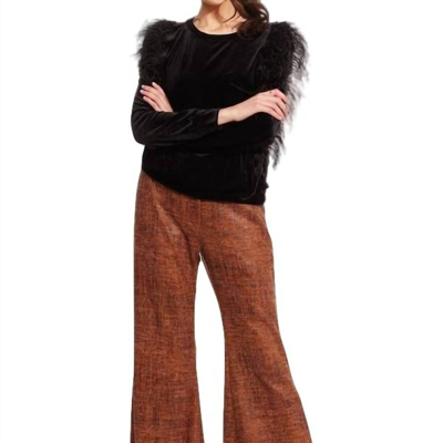 Eva Franco Brooklyn Pant In Brown