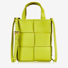 Gigi New York Chloe Mini Woven Shopper Top-handle Bag In Green