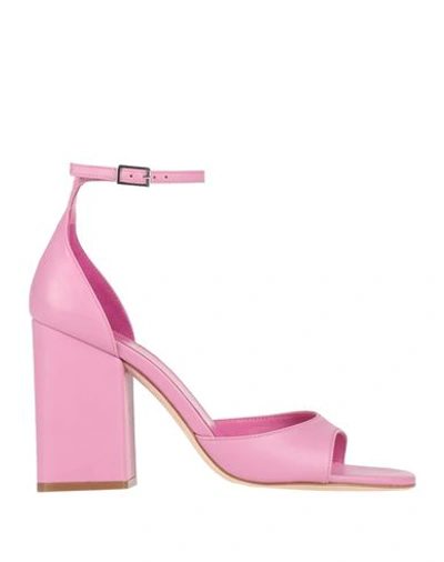 Paris Texas Woman Sandals Pink Size 6 Soft Leather