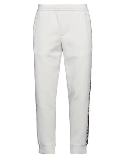 Emporio Armani Man Pants Light Grey Size L Cotton, Polyester, Elastane, Polyamide