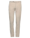 Pt Torino Man Pants Taupe Size 40 Cotton, Lyocell, Elastane In Grey