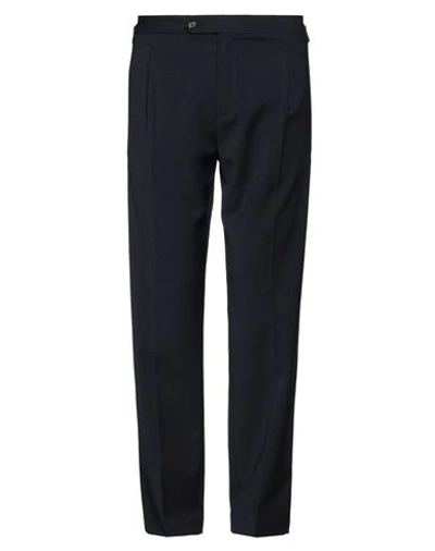 Paolo Pecora Man Pants Midnight Blue Size 36 Polyester, Wool, Elastane