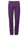 Jacob Cohёn Man Pants Mauve Size 35 Cotton In Purple