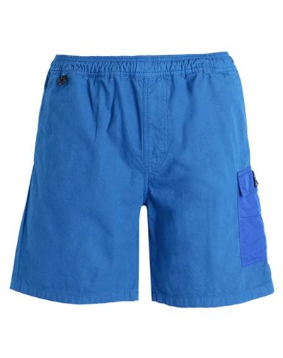 Sundek Man Shorts & Bermuda Shorts Bright Blue Size M Cotton