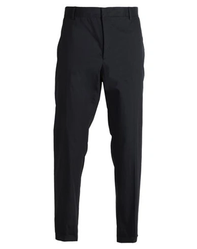 Pt Torino Man Pants Black Size 42 Cotton, Polyamide, Elastane In Black