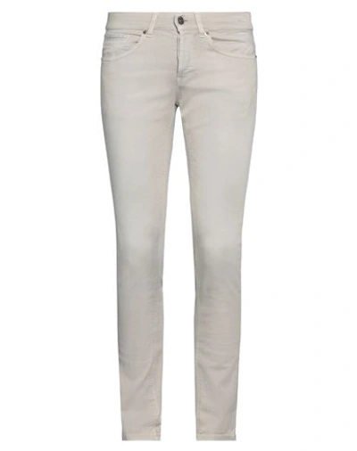 Dondup Man Jeans Light Grey Size 29 Cotton, Elastomultiester, Elastane