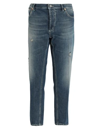 Dondup Man Jeans Blue Size 34 Polyester, Cotton