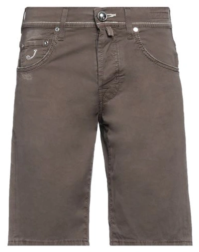 Jacob Cohёn Man Shorts & Bermuda Shorts Brown Size 29 Cotton, Elastane In Brown