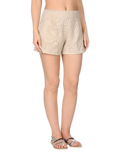 Fisico Woman Beach Shorts And Pants Sand Size S Polyamide, Elastane In Beige