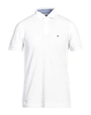 Tommy Hilfiger Man Polo Shirt White Size L Cotton