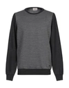 Brooksfield Man Sweater Steel Grey Size 44 Virgin Wool