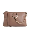 Chloé Woman Cross-body Bag Khaki Size - Soft Leather In Beige