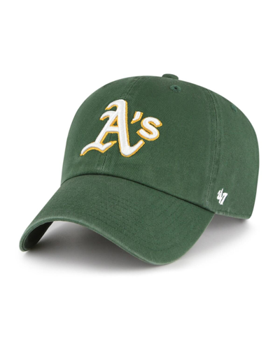 47 Brand Men's ' Green Oakland Athletics Clean Up Adjustable Hat